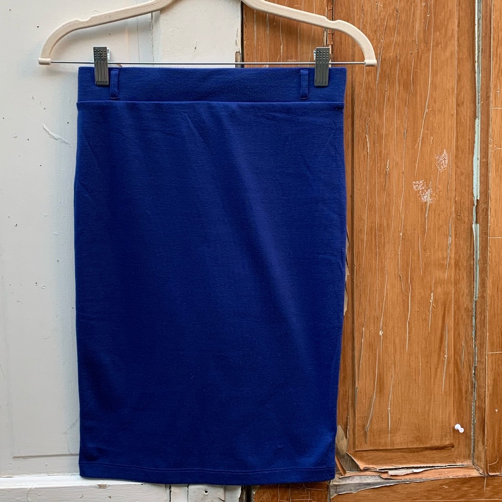 Iris Los Angeles royal blue skirt Size Small